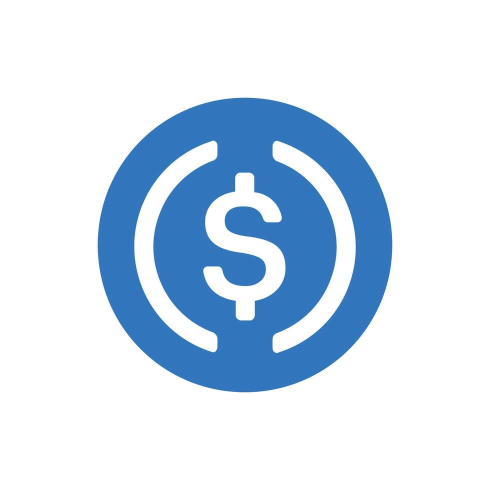 Ícono de USDC, stablecoin para depósitos en LuckyStar